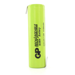 ACCU INDUSTRIEL 18650 1.2V 4100mAh A PATTES