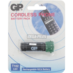 BATTERIE TELEPHONE T102 3.6V 130mAh