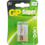 PILE 6LR61 SUPER ALKALINE PP3 9V 8.1.012