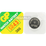 PILE BOUTON ARGENT SR43 386 1.55V 120mAh