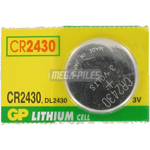 PILE CR2430 LITHIUM 3V 270mAh