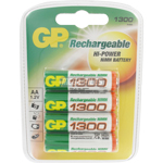 PILES AA RECHARGEABLES LR6 NiMH 1.2V 1300mAh x4