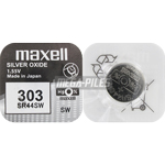 PILE SR44SW OXYDE D'ARGENT 303 1.55V 165mAh