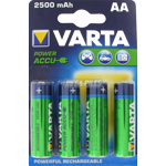 PILES AA RECHARGEABLES LR6 NiMH 1.2V 2500mAh x4