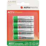 PILES RECHARGEABLES NiMH AA LR6 1.2V 2700mAh x4