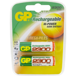 PILES RECHARGEABLES NiMH AA LR6 1.2V 2300mAh x2
