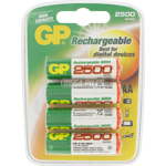 PILES RECHARGEABLES NiMH AA LR6 1.2V 2500mAh x4 8.5.016