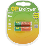 PILES RECHARGEABLES RECYCKO EKOPOWER NiMH AAA LR03 1.2V 630mAh x2