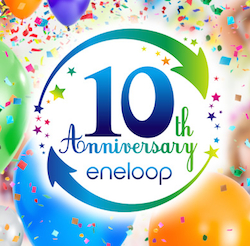 Panasonic célèbre les 10 ans des piles Eneloop