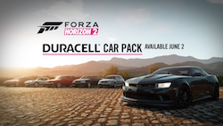 Un pack de voitures Duracell pour le jeu Forza Horizon 2
