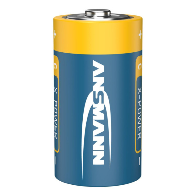 Piles R14 C Alcalines X-Power 7500mAh BL2 ANSMANN