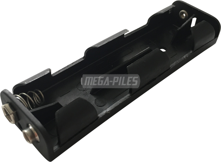 SUPPORT & COUPLEUR DE PILES 4xAA VERTICAL