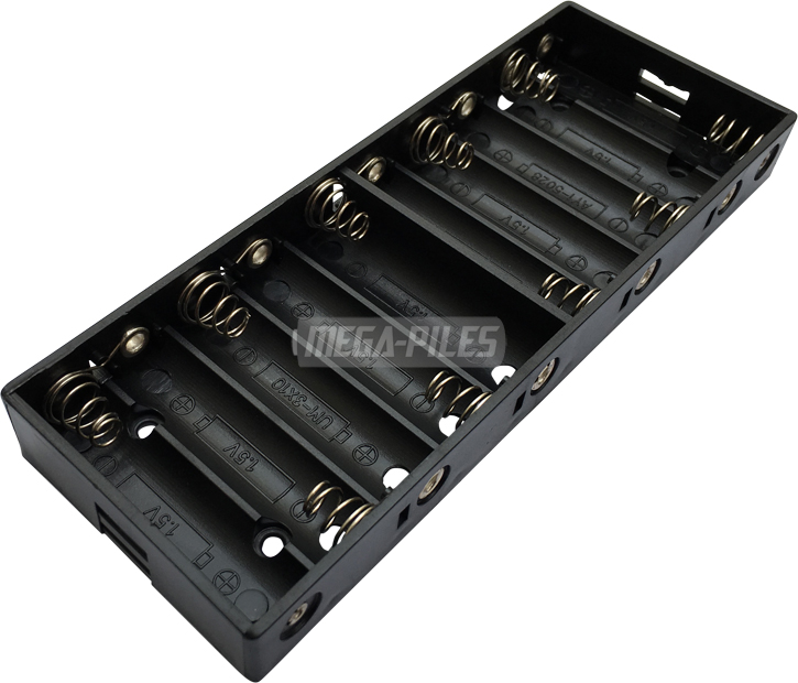 SUPPORT & COUPLEUR DE PILES 10xAA (10x1)