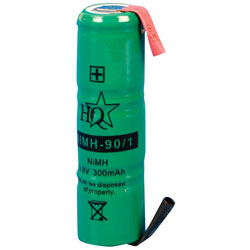 ACCU RECHARGEABLE NIMH 90/1 3.6V 300mAh