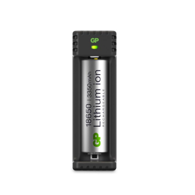 Chargeur Li-Ion USB L111 Avec Pile 18650 Rechargeable 3350mAh GP