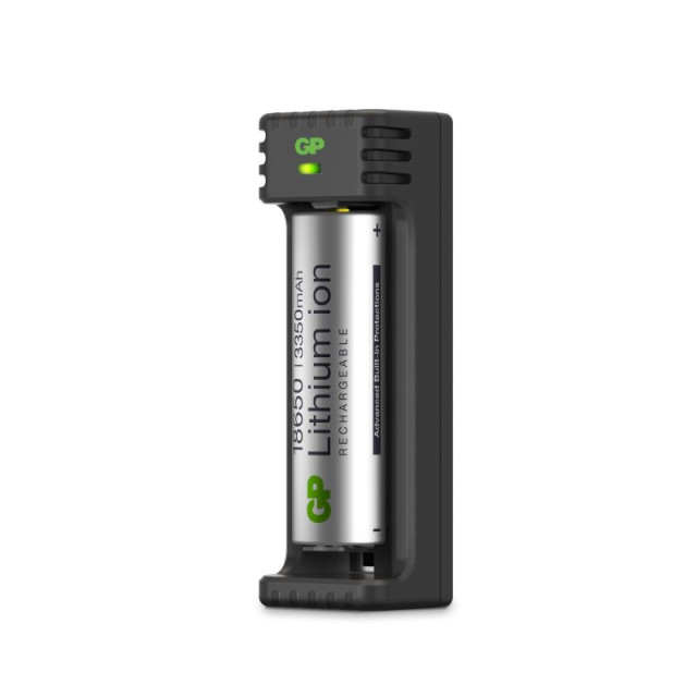Chargeur Li-Ion USB L111 Avec Pile 18650 Rechargeable 3350mAh GP