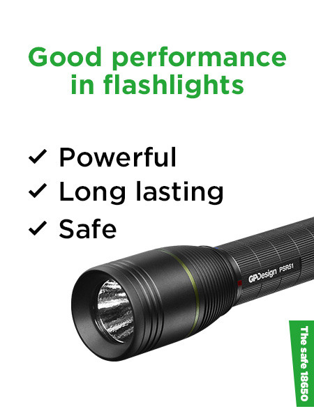 Chargeur Li-Ion USB L111 Avec Pile 18650 Rechargeable 3350mAh GP