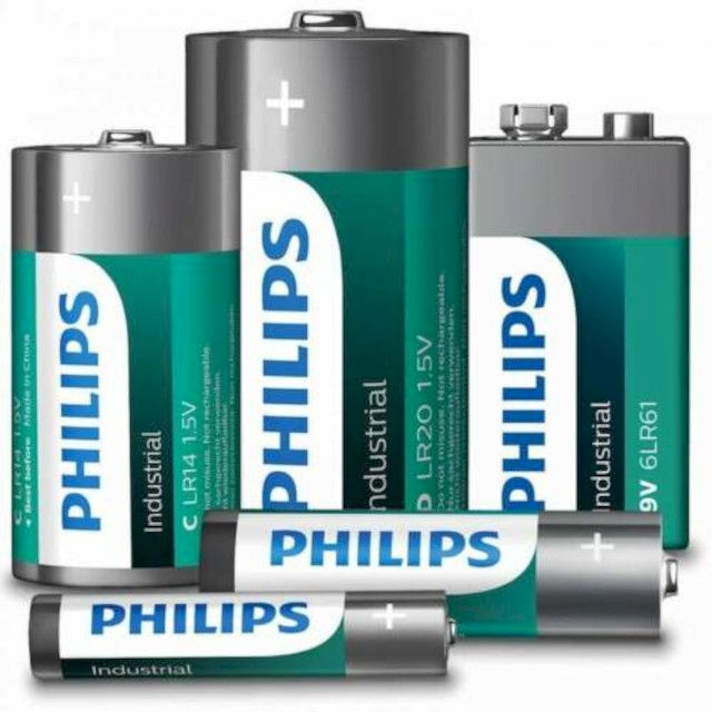 PILES LR14 1.5V Industrial ALCALINES C (boite de 10) PHILIPS