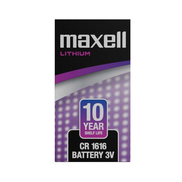 Pile Bouton CR1616 Lithium 3V 55mAh Maxell
