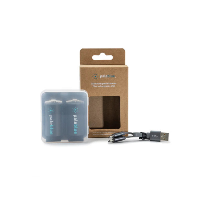 2 Piles LR14 C Rechargeables Par USB-C - Charge Rapide 2H | >1000 Cycles, Protection Surcharge