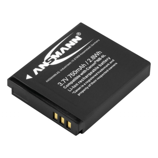 Batterie compatible Canon NB 6L ANSMANN