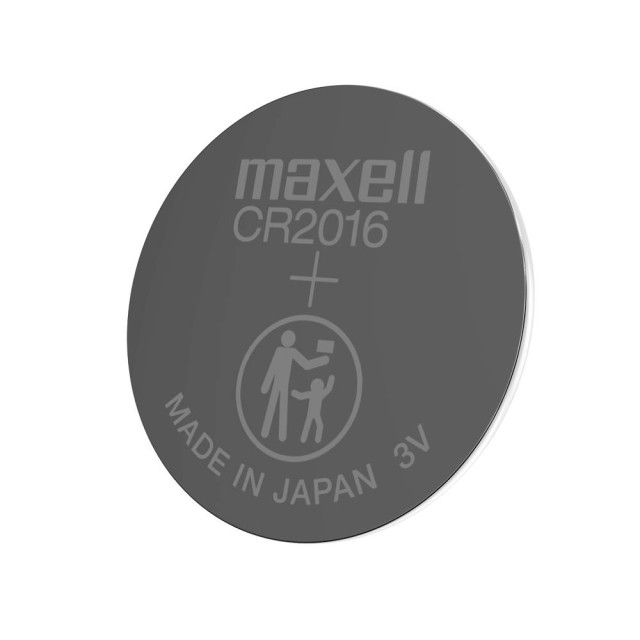 Pile Bouton CR2016 Lithium 3V 90mAh Maxell