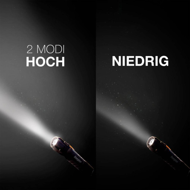 Lampe de poche HardCase 2AA Professional LED 300lm 340g ENERGIZER