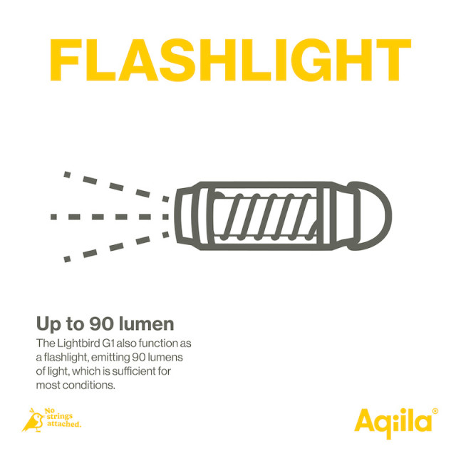 Lampe de Camping / Poche Lightbird G1 Aqiila GP
