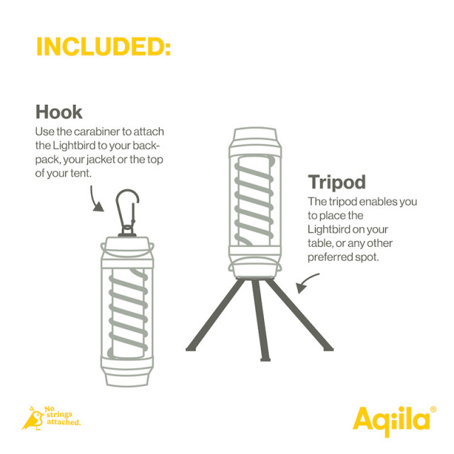 Lampe de Camping / Poche Lightbird G1 Aqiila GP
