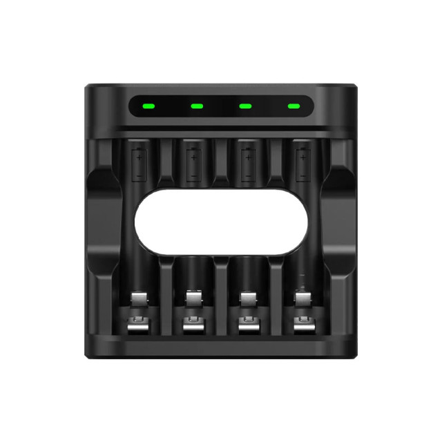 Chargeur L4 USB-C 4-Slot pour Piles AA & AAA XTAR