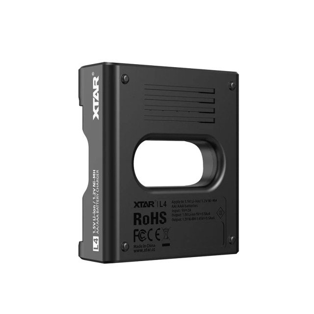 Chargeur L4 USB-C 4-Slot pour Piles AA & AAA XTAR
