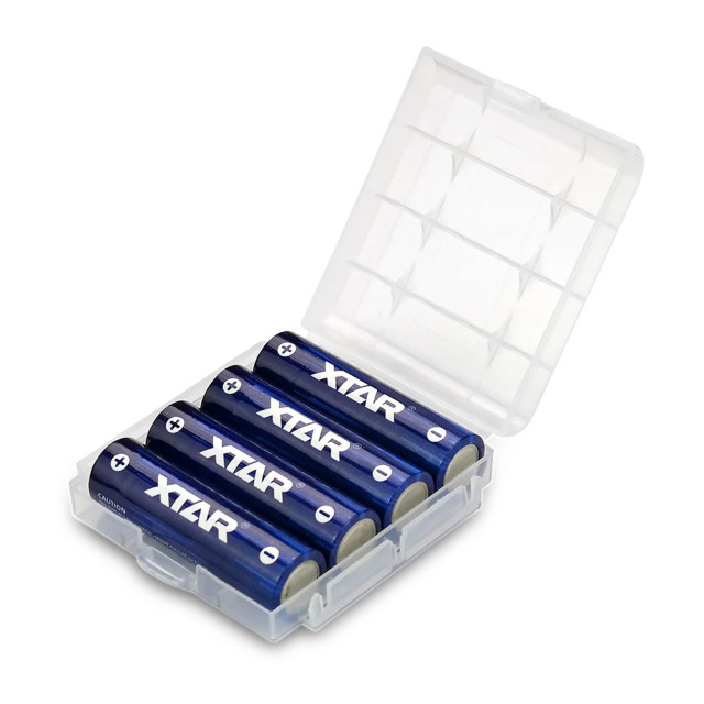 4 Batteries Li-Ion AA LR6 1.5V 2500 mAh XTAR
