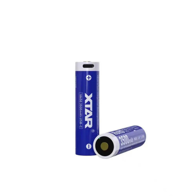 Batterie Li-Ion USB-C 18650 3.6V 3500 mAh XTAR