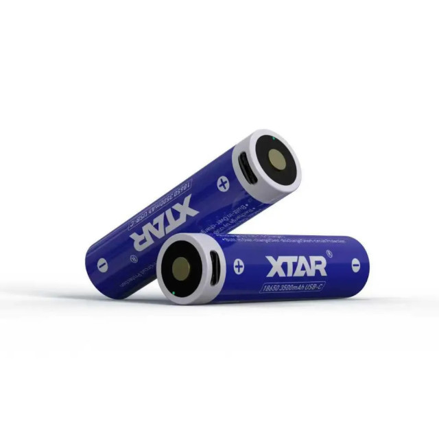 Batterie Li-Ion USB-C 18650 3.6V 3500 mAh XTAR