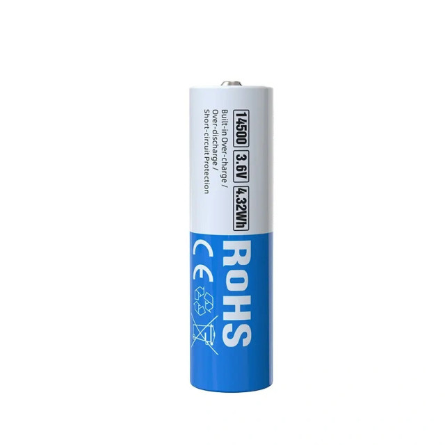 Batterie Li-Ion 14500 3.6V 1200 mAh XTAR
