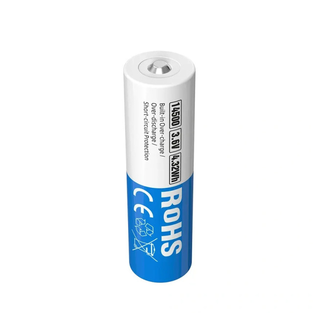 Batterie Li-Ion 14500 3.6V 1200 mAh XTAR