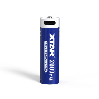 4 Batteries Li-Ion USB-C AA LR Rechargeable 1.5V 2000 mAh XTAR