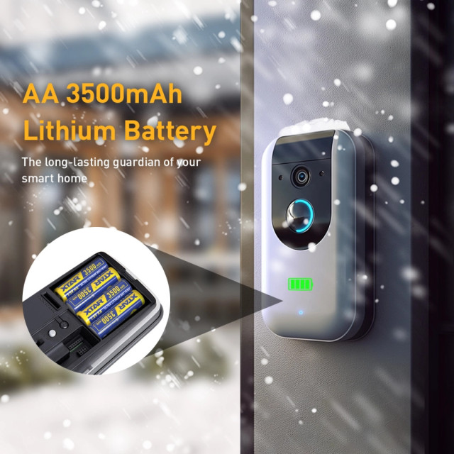 4 Piles Lithium AA Ultra 3500D 1.5V 3500 mAh XTAR