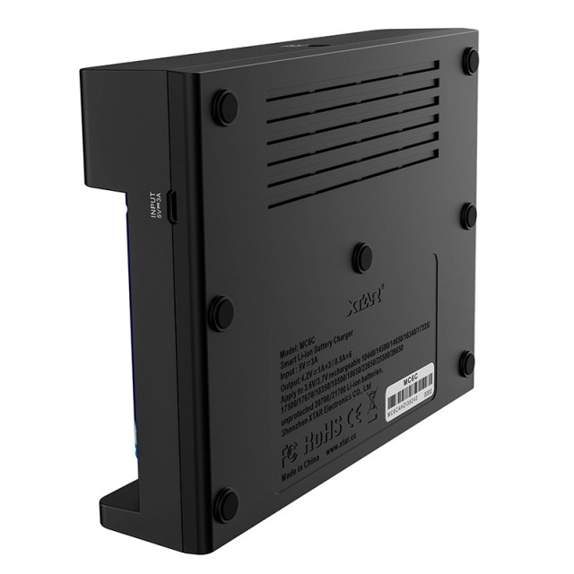 Chargeur de Batteries MC6C avec Écran LCD 6 Slots XTAR
