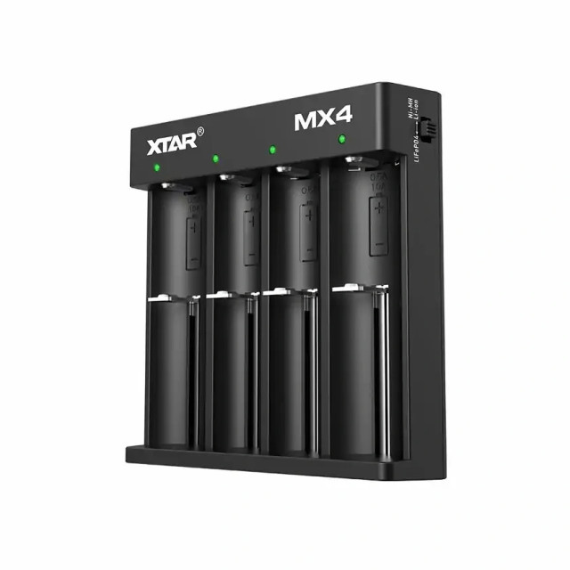 Chargeur de Batteries MX4 Mini Mixer 4 Slots XTAR