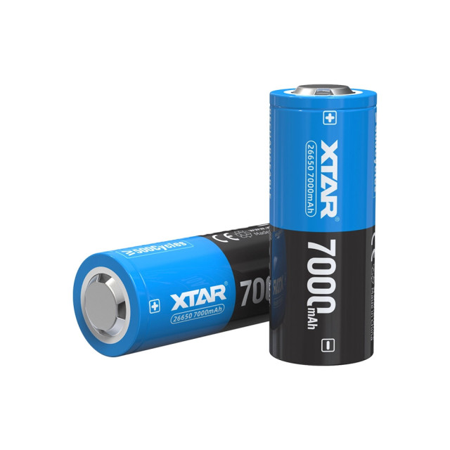 Batterie Li-Ion 26650 3.6V 7000 mAh XTAR
