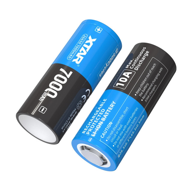 Batterie Li-Ion 26650 3.6V 7000 mAh XTAR