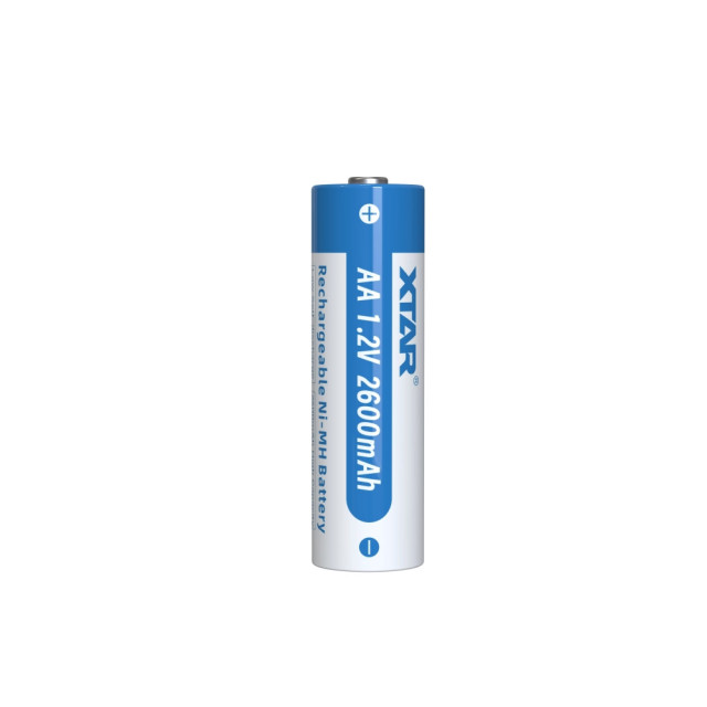 4 Piles AA Ni-MH Rechargeable 1.2V 2600 mAh XTAR