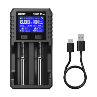 Chargeur et Testeur de Batteries VX2 Pro XTAR