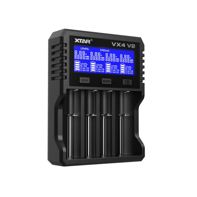 Chargeur et Testeur de Batteries VX4 V2 XTAR