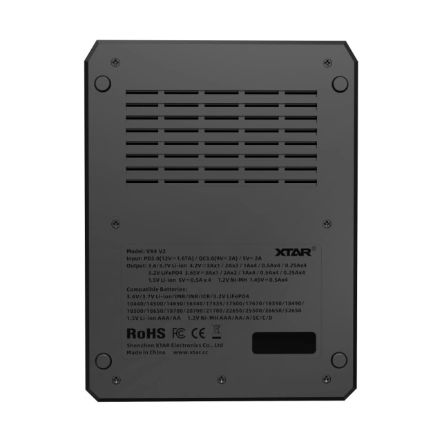 Chargeur et Testeur de Batteries VX4 V2 XTAR