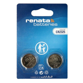 2 Piles CR2325 Lithium 3V 190mAh Renata