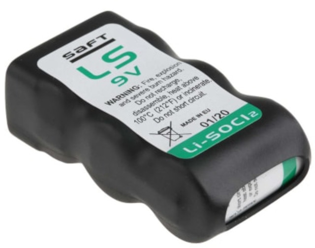 PILE LS9V LITHIUM 10.8V 1200mAh (3LS14250) SAFT
