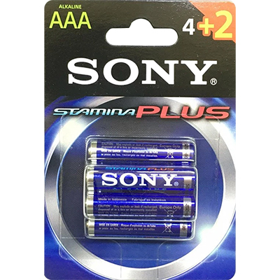 PILES LR03 ALCALINES STAMINA PLUS AAA 1.50V x8 SONY