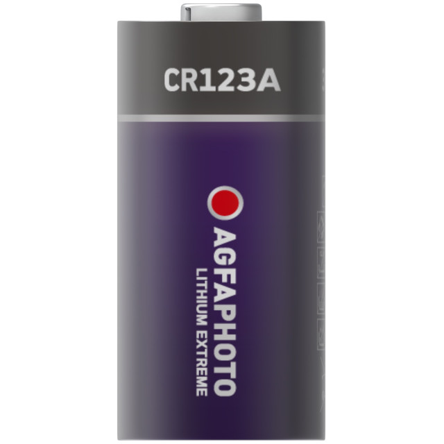 Pile CR123A Photo Lithium Extreme 3V 1300mAh Agfa